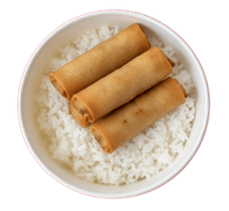 Lumpia w/ Rice