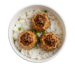Fried Siomai w/ Rice